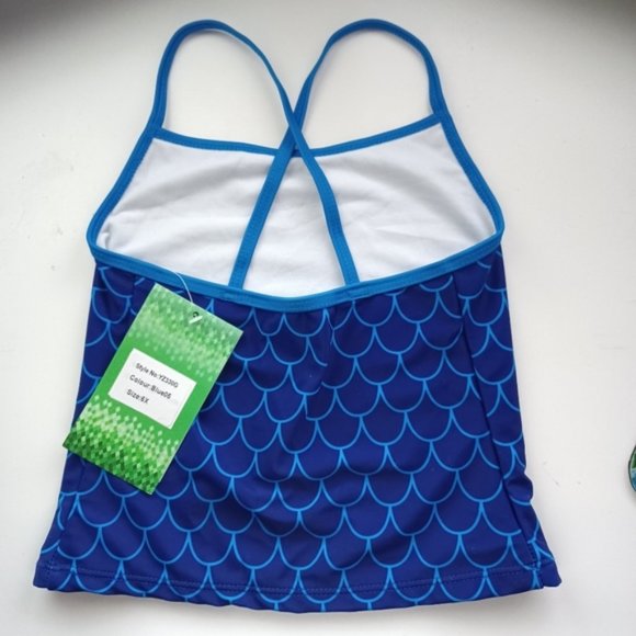 Urban Outdoor Girls Mermaid Two-Piece Swimsuit - Picture 7 of 8
